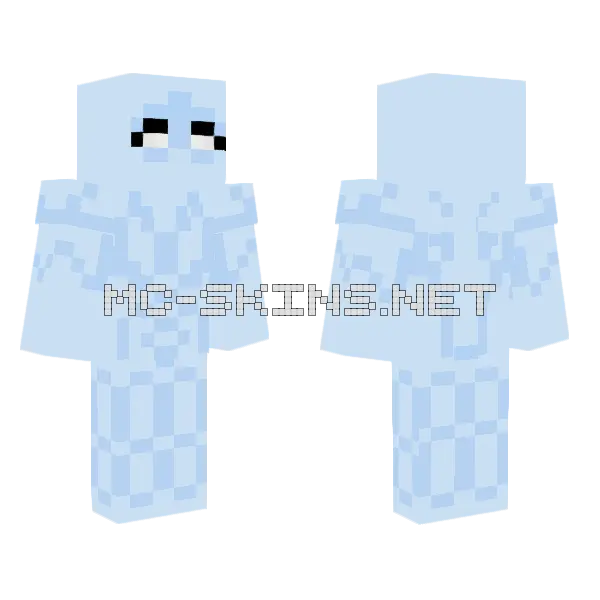 Sr Manhatthan Minecraft skin, front and back