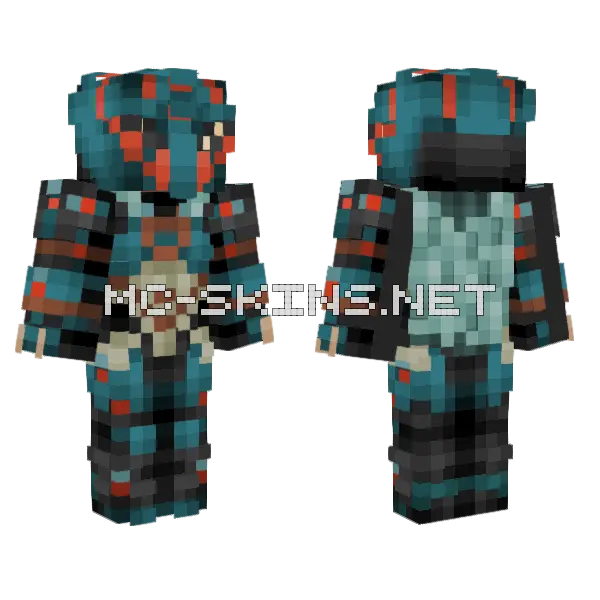 Ssc Atlas Lancer Rq Minecraft skin, front and back