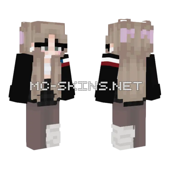 Ssgsgdg Girl Minecraft skin, front and back