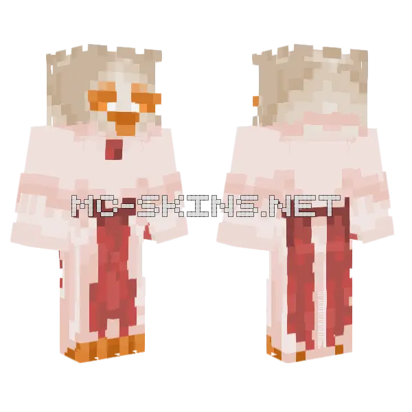 St Nt Minecraft skin, front and back