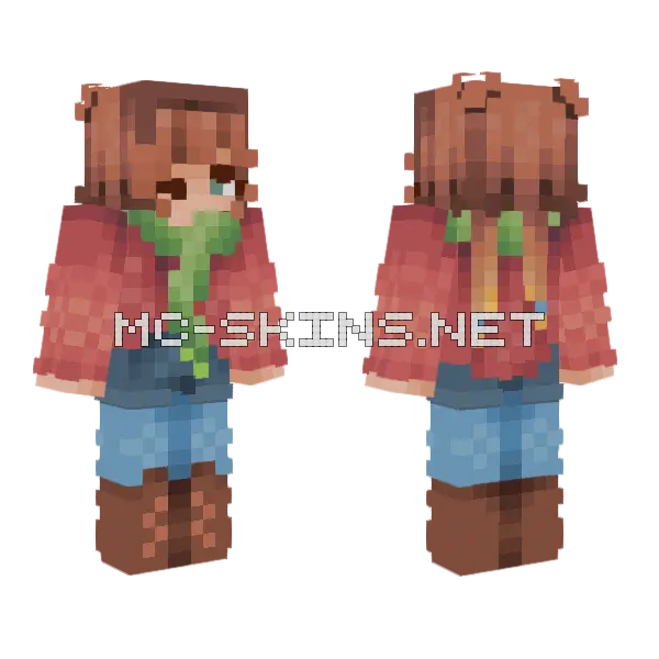 Stable Te Minecraft skin, front and back