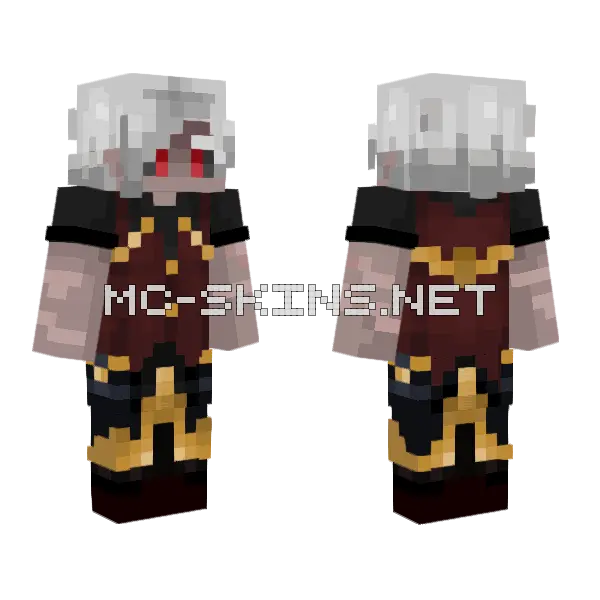 Stage Three Alden Stormi Skin Minecraft skin, front and back