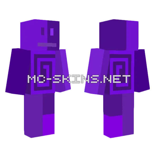 Stained Purple, front and back