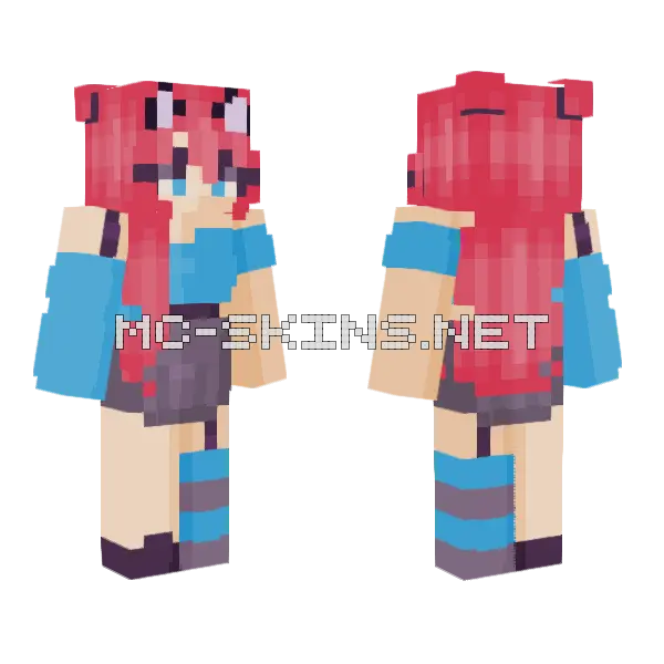Standing Out From The Crowd Rce Minecraft skin, front and back