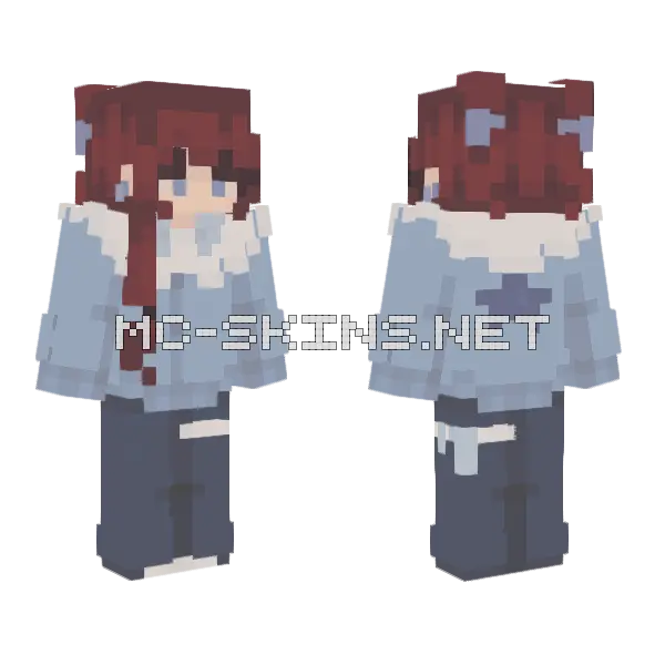 Star Catcher RCE Minecraft skin, front and back