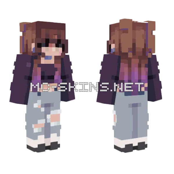 Star Gazing 3 Fixed Minecraft skin, front and back