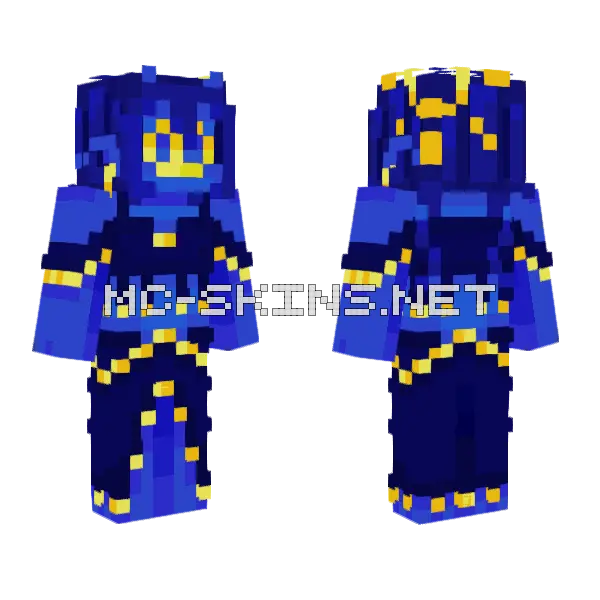 Star Gazing Minecraft skin, front and back