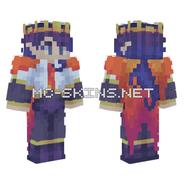 Star Sprite Minecraft skin, front and back