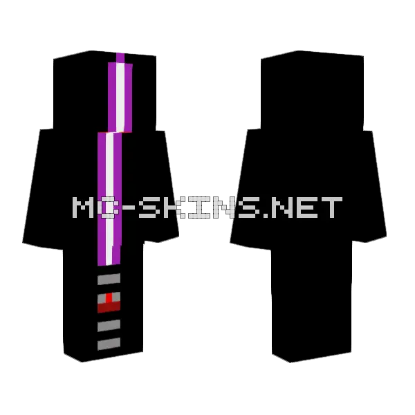 Star Wars Minecraft skin, front and back