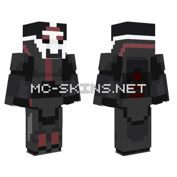 Star Wars Bad Batch Wrecker Minecraft skin, front and back