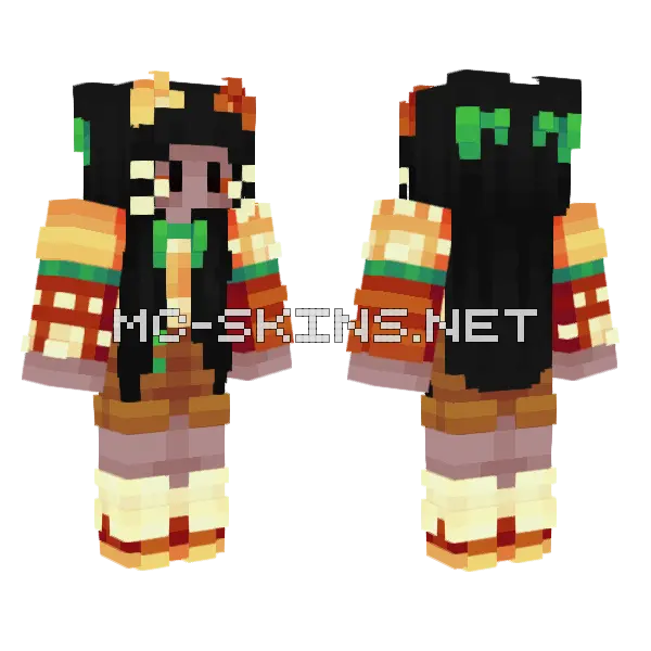 Staraval Boy Minecraft skin, front and back