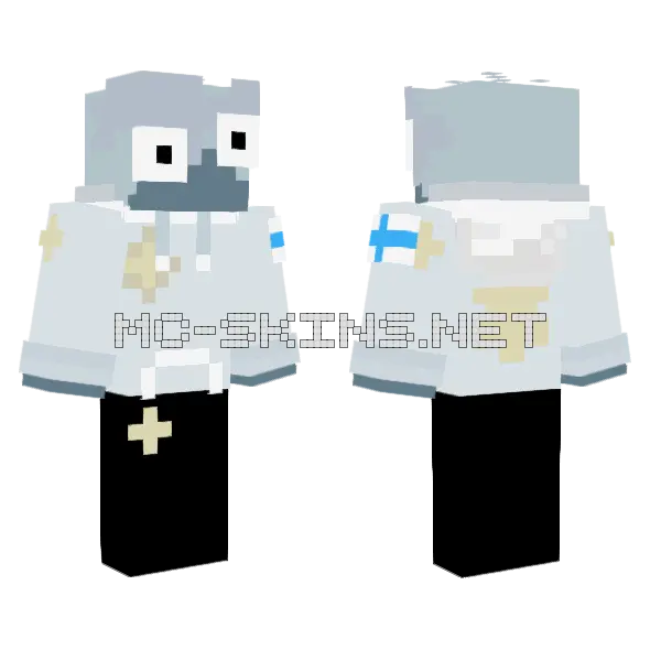 Starboy Official Skin Minecraft skin, front and back