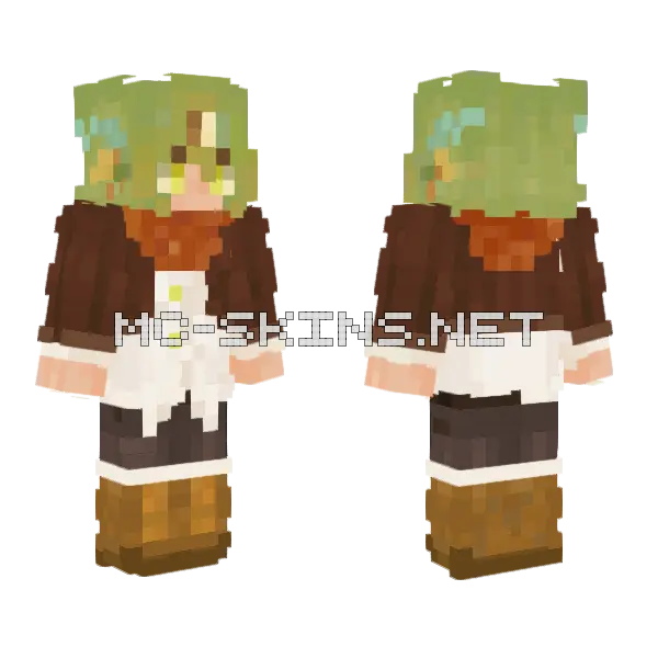 Starbyz Minecraft skin, front and back