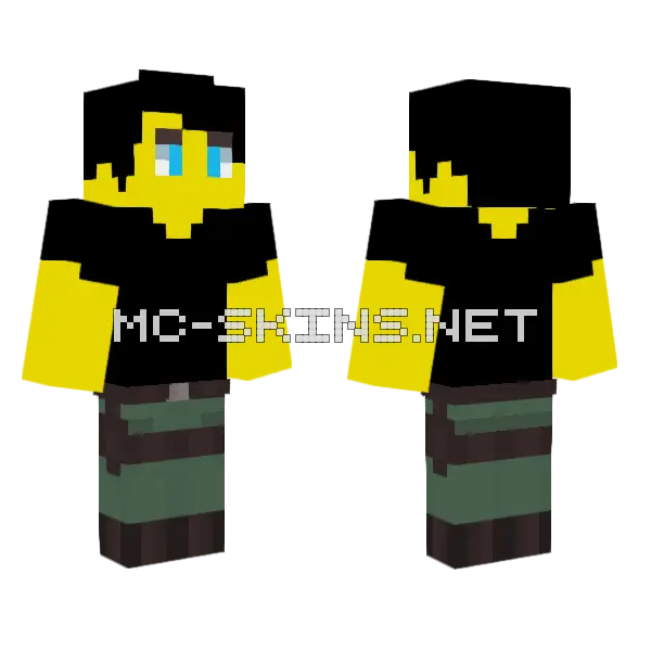 Stargate Off Duty Minecraft skin, front and back