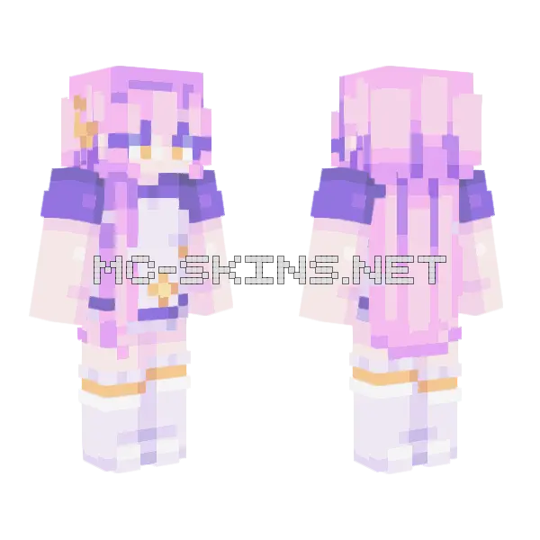 Starjump Girl Minecraft skin, front and back