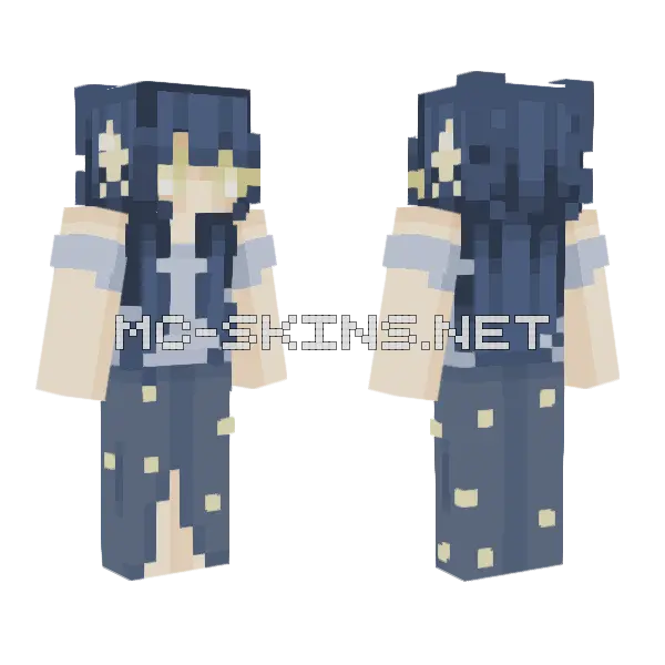 Starknight Skin Minecraft skin, front and back