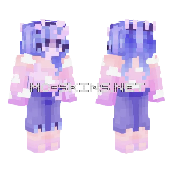 Starless Persona Contest Minecraft skin, front and back