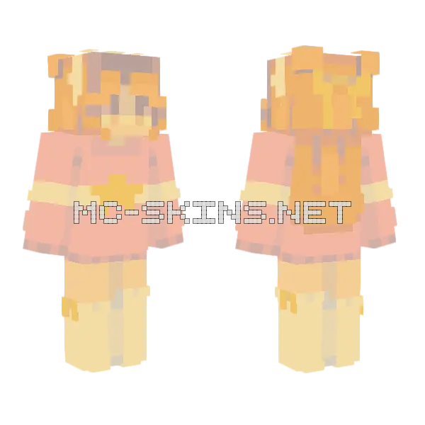 Starlight Minecraft skin, front and back