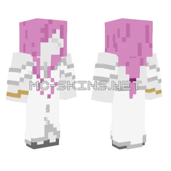 Starlight Mobyel Minecraft skin, front and back