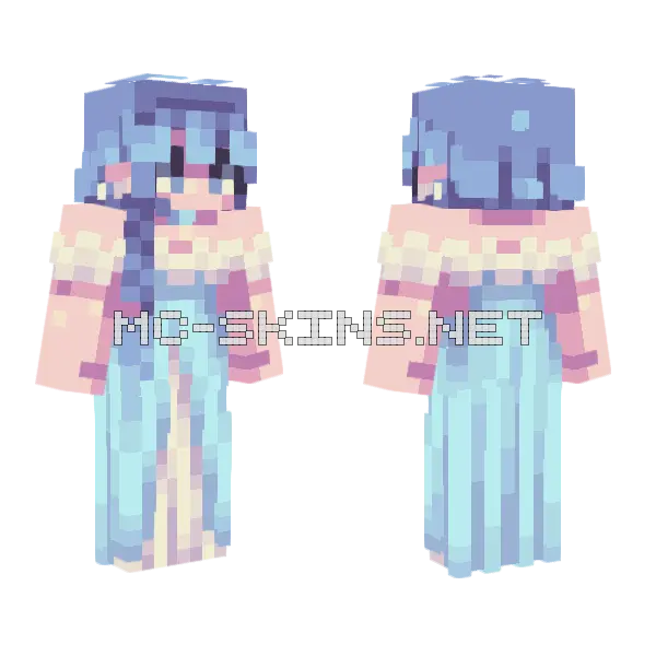 Starlight Ob Used Minecraft skin, front and back