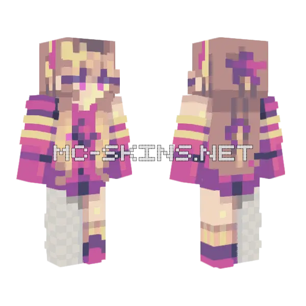 Starlight Rce Minecraft skin, front and back