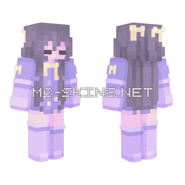 Starlit Dreams Minecraft skin, front and back