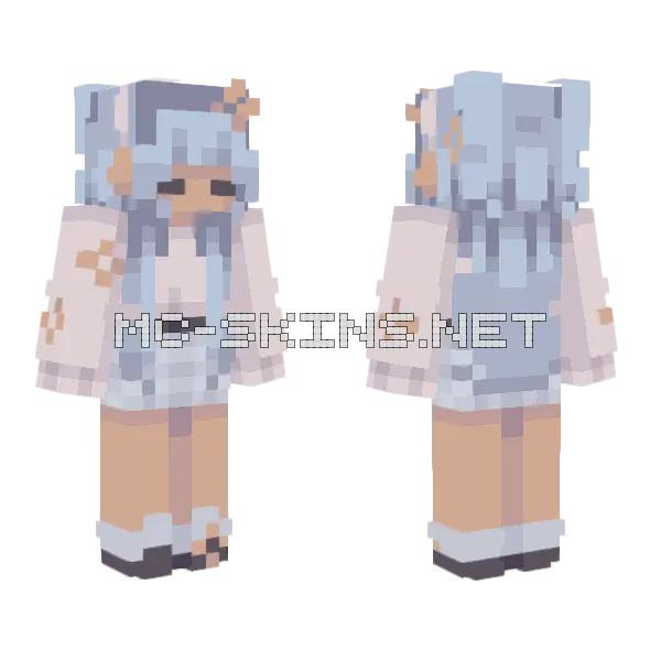 Stars Know Minecraft skin, front and back