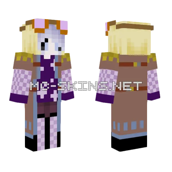 Stars Skin Minecraft skin, front and back
