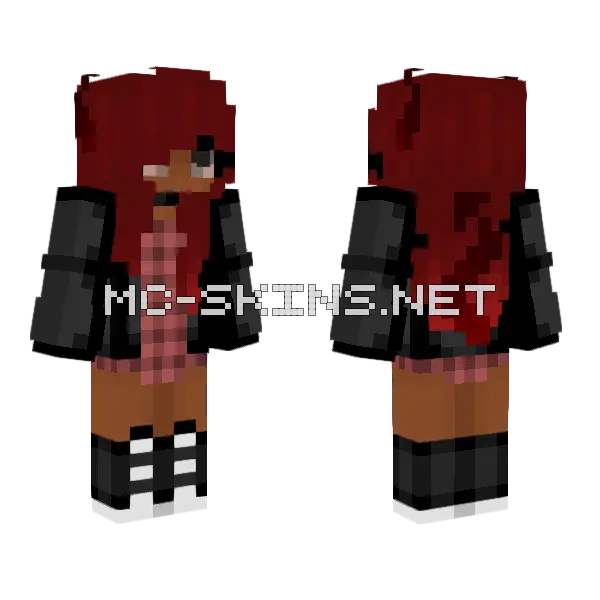 Starting Out Evil Minecraft skin, front and back