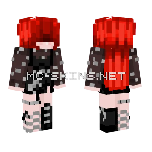 Stary Gardens Minecraft skin, front and back