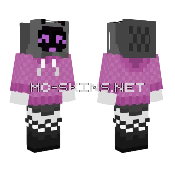 Static Pink Dress, front and back