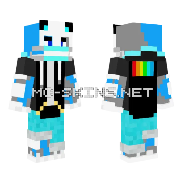 Stay Safe Everyone D D Minecraft skin, front and back