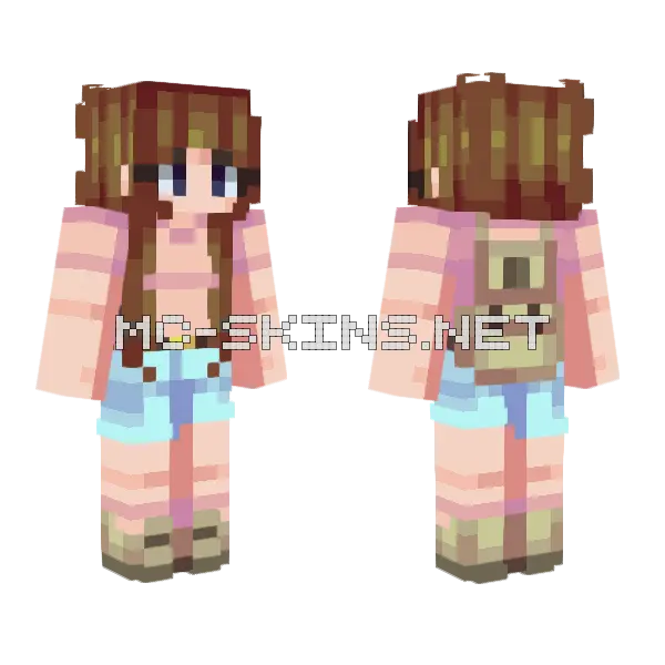 Stay Young SF39 Minecraft skin, front and back