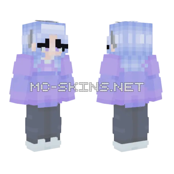 Staying Home Upload Notice Minecraft skin, front and back