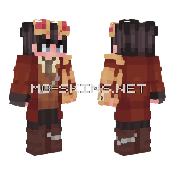 Steampunk Boy Minecraft skin, front and back