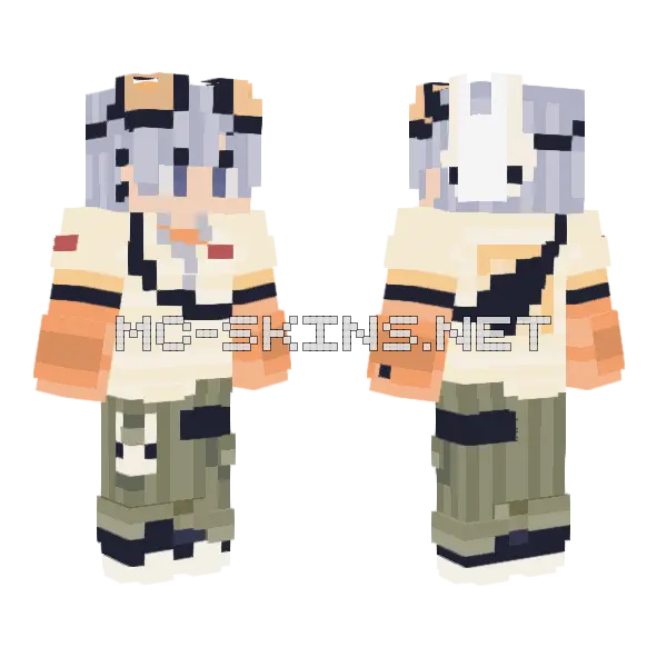 Steampunk Boy RCE Minecraft skin, front and back