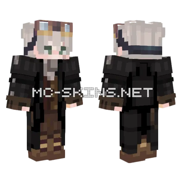 Steampunk Gentleman, front and back