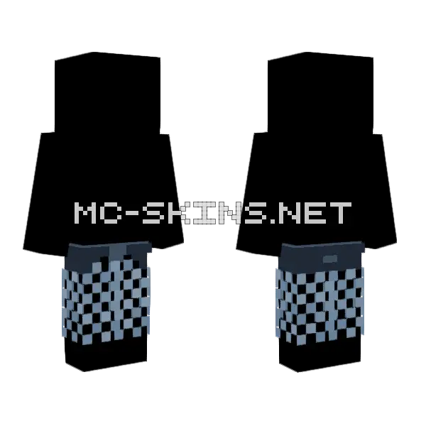Steelmail Leggings Minecraft skin, front and back