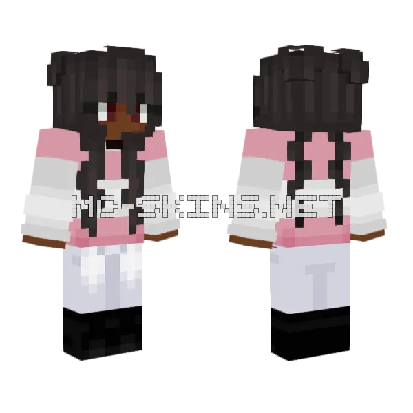 Steeplechase Rider Minecraft skin, front and back