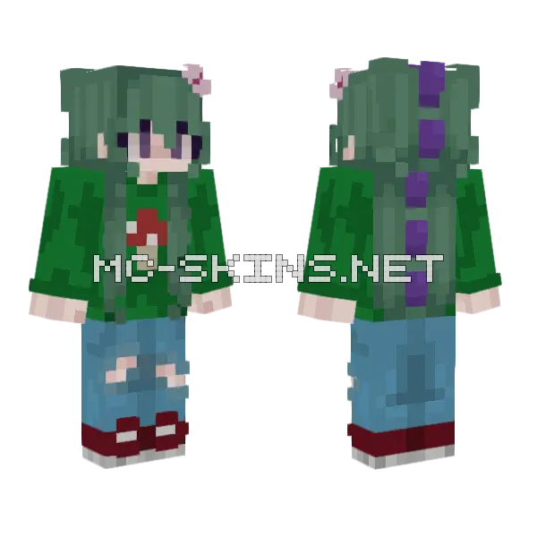Stego 3 Minecraft skin, front and back