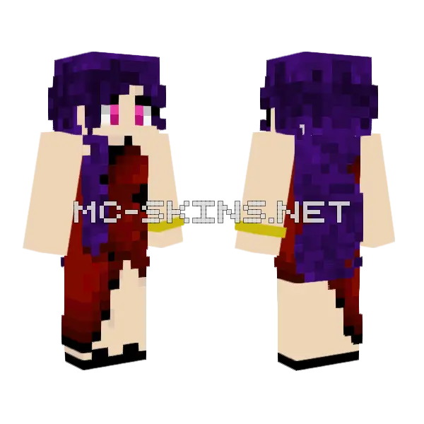 Stela De Gala Minecraft skin, front and back