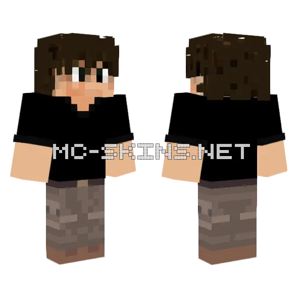 Steos Minecraft skin, front and back