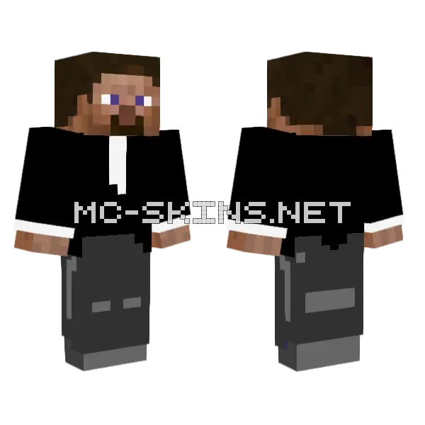 Steve In A Tucs Minecraft skin, front and back