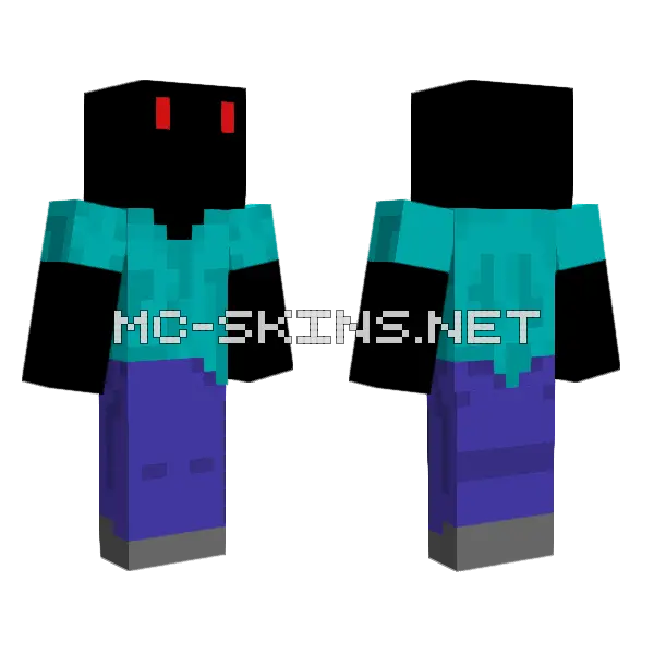 Steve Was Taken Minecraft skin, front and back