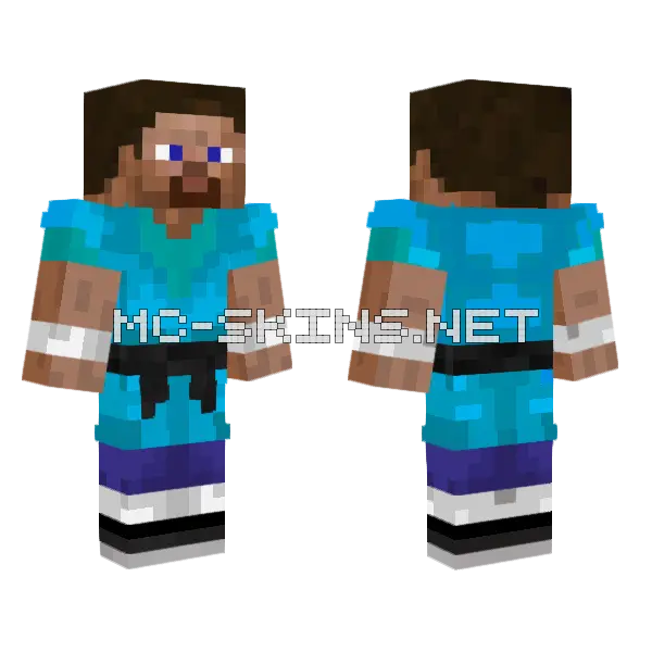 Steve With Dogi, front and back