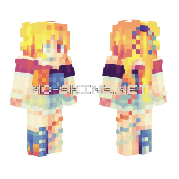 Still Feels Like Spring Minecraft skin, front and back