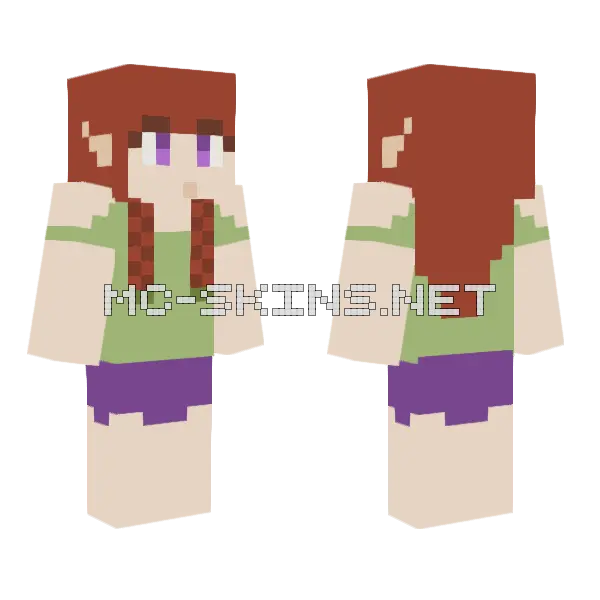 Still Undergoing Minecraft skin, front and back