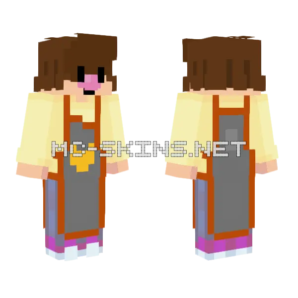 Stilton O Gurt Minecraft skin, front and back