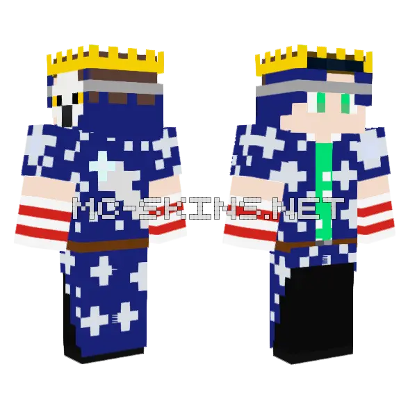 Stolas Echo Minecraft skin, front and back