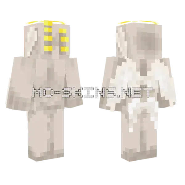 Stone Golem Minecraft skin, front and back